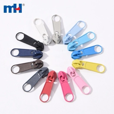 Slider with Long Puller for Nylon Zipper