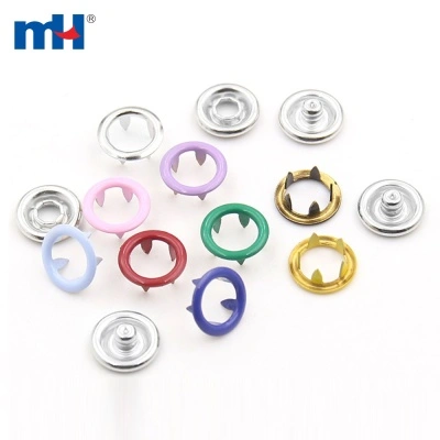 Paint Metal Snaps Buttons