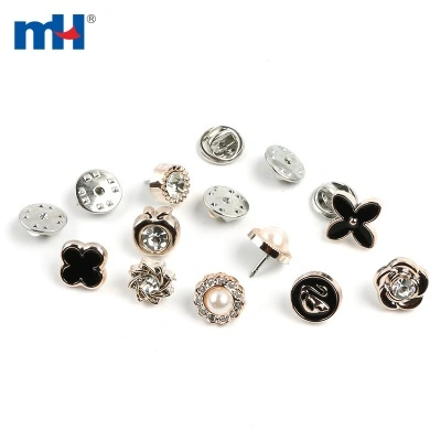 Shirt Brooch Button Pin