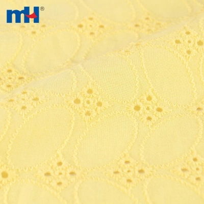 Mini Cotton Eyelet Yellow