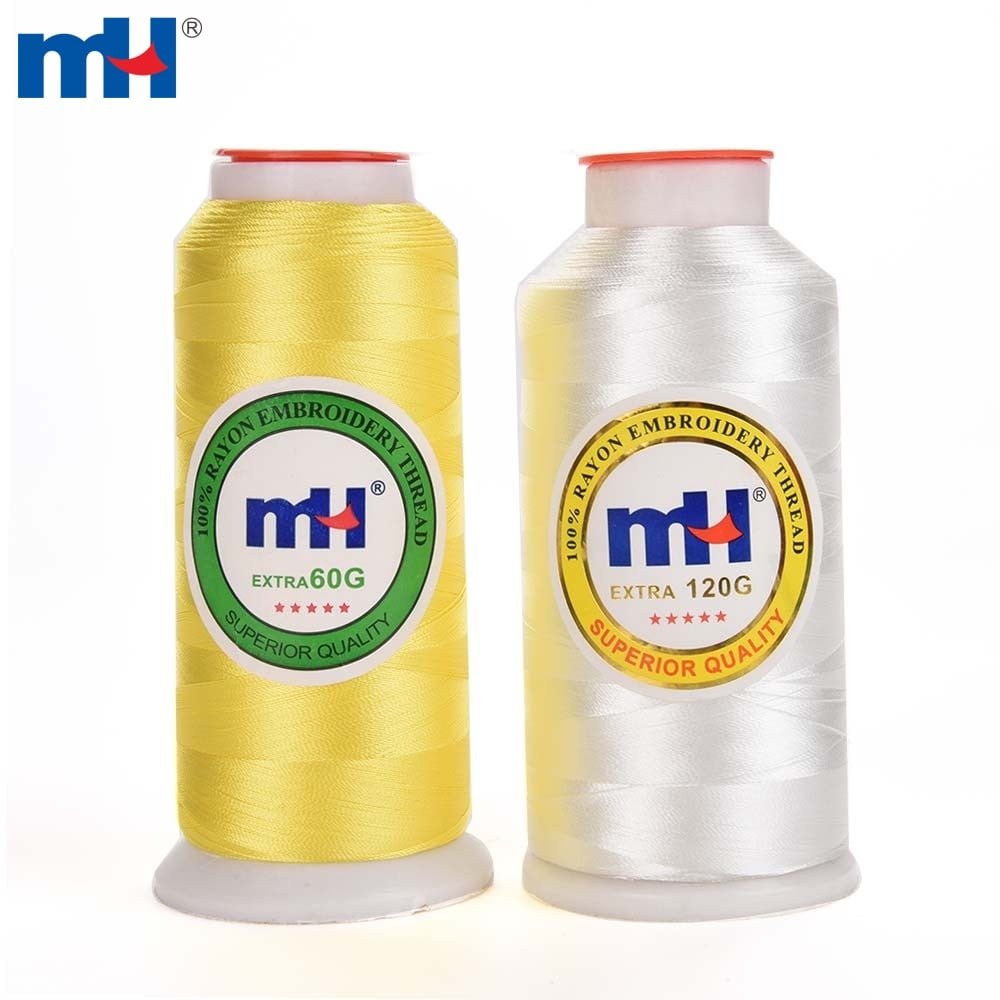 MH Manufacturer Direct 120/2 100% Viscose Rayon Embroidery Threads