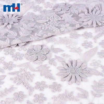 3D Floral Fabric