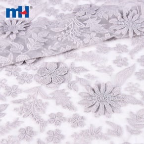 3D Floral Fabric