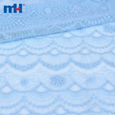 Embroidered Mesh Lace