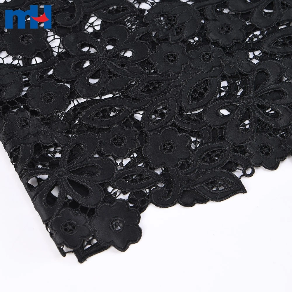 Black 100% Polyester Diamond Lace 58W > Lace Fabric > Fabric Mart