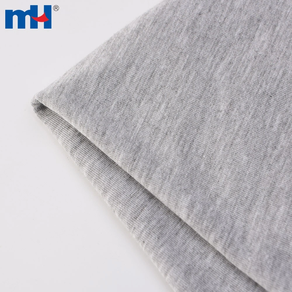 Heather Gray Rayon Stretch Jersey Knit Fabric