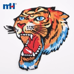 Patch de broderie thermocollant tigre