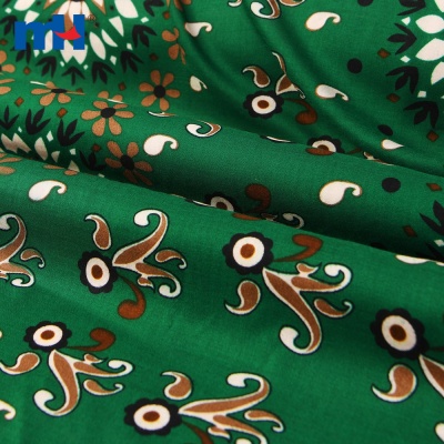 32S Custom Printed Rayon Fabric Dress Material