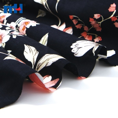 Floral Printed Rayon Fabric