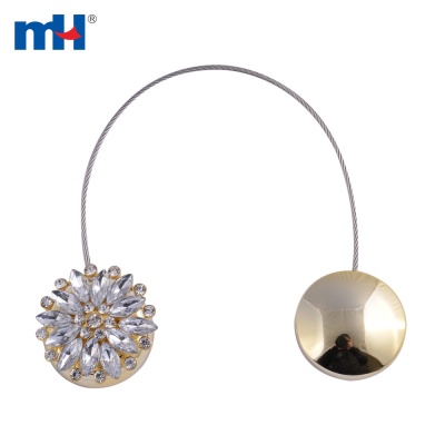 Magnetic Crystal Curtain Tiebacks