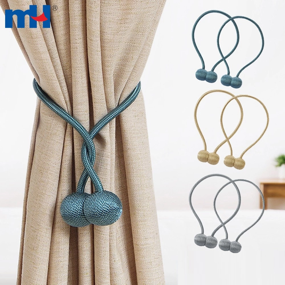 Magnetic Curtain Tiebacks Window Curtain Tie Band for Home Office