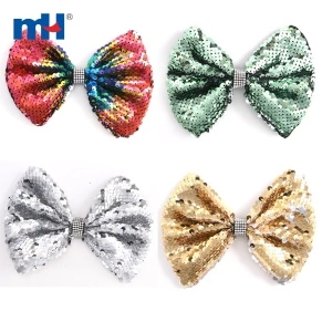 Glitter Sequins Hair Bow