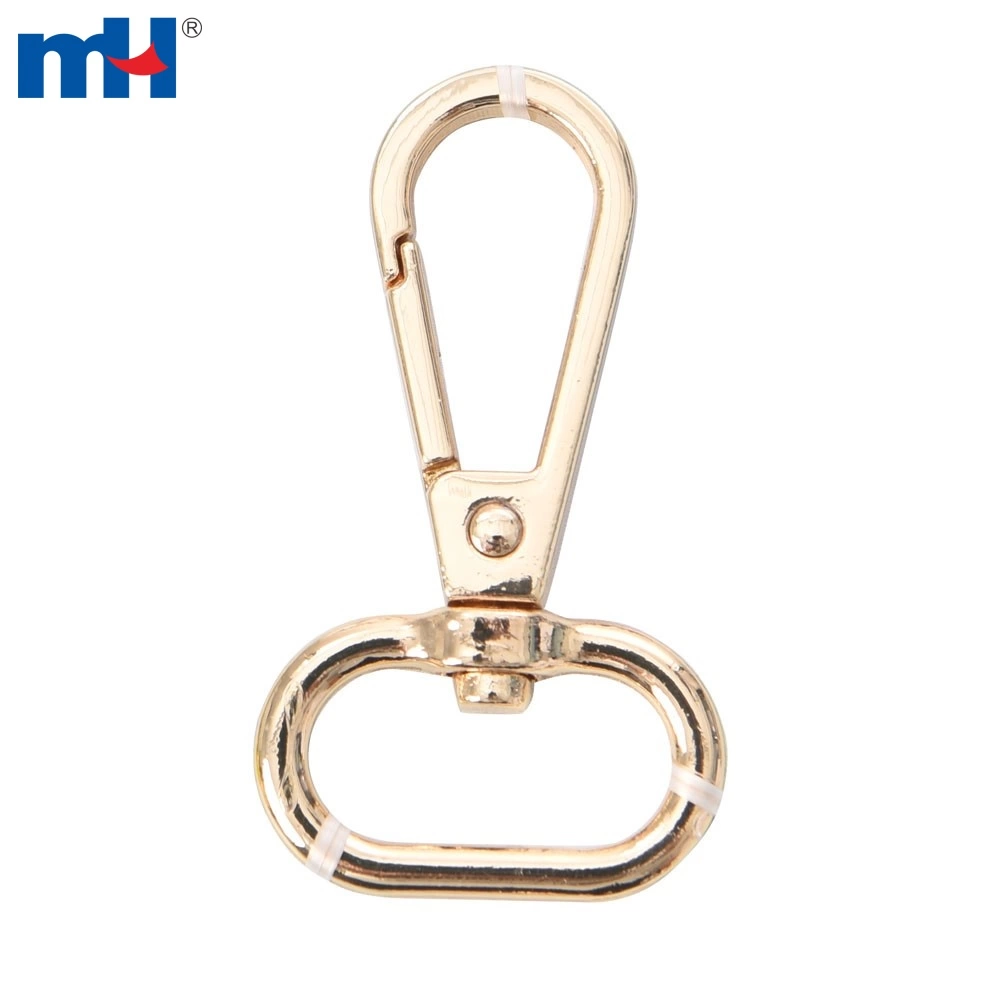 20*48mm Sturdy and Durable Gold Snap Hook Easy Open and Lock