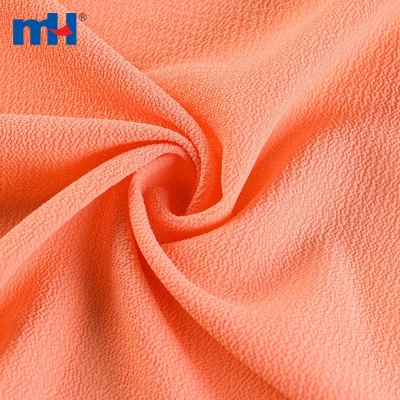 Tessuto chiffon increspato seersucker