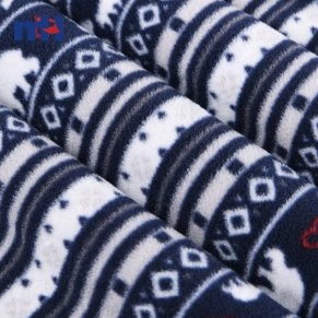 150g/㎡ 100D/144F FDY Two Side Brushed Polar Fleece Printed Fabric