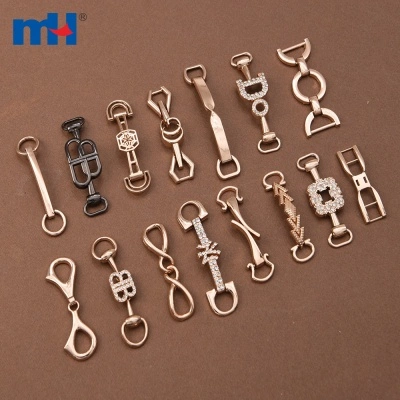 Plastic Buckles with Rhinestones