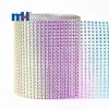 24-Row Rainbow Rhinestone Mesh Wrap