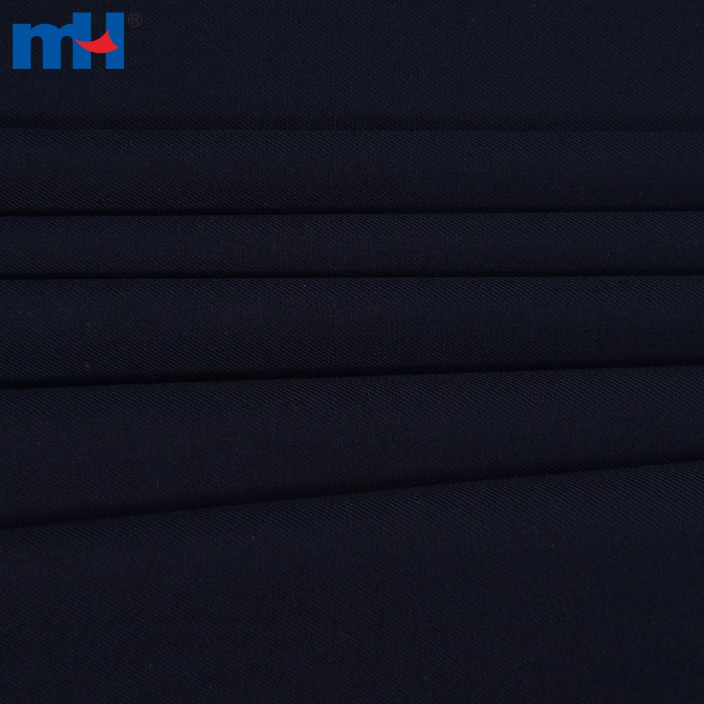 T/R Serge Fabric with Solid Color for Fashion Suits-8152-0066