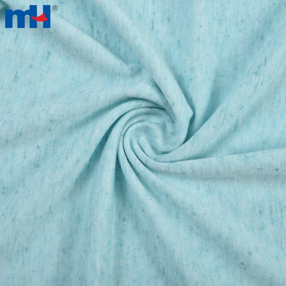MH Manufacturer Single Jersey Polyester Linen Fabric for