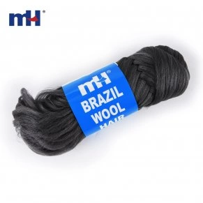 Fil de cheveux en laine brésilienne