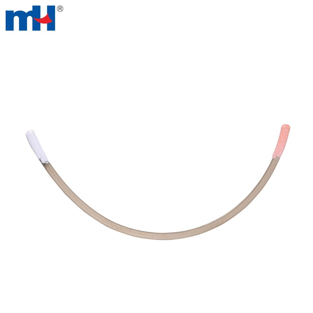 Stainless Steel Bra Wire with Plastic-Coated End Tip for Bras