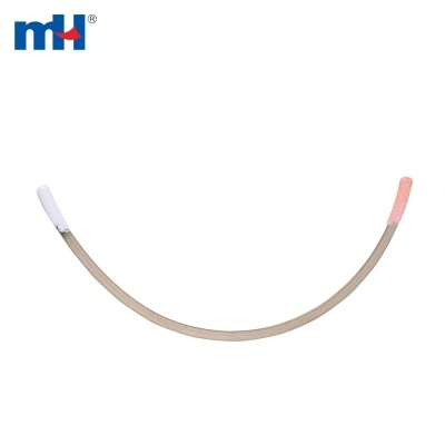 Stainless Steel Bra Wire with Plastic-Coated End Tip