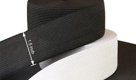 The Perfect Choice for Versatility and Durability: Elastic 1.5 Inch Double-Sided Plush
