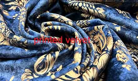 Exploring the Versatility of Printed Velvet Fabric