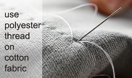 Can I Use Polyester Thread on Cotton Fabric? A Complete Guide