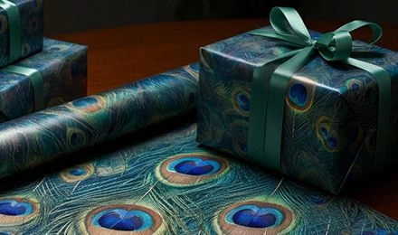 Peacock Wrapping Paper: A Sophisticated Touch for Gift Shops and Stationery Retailers