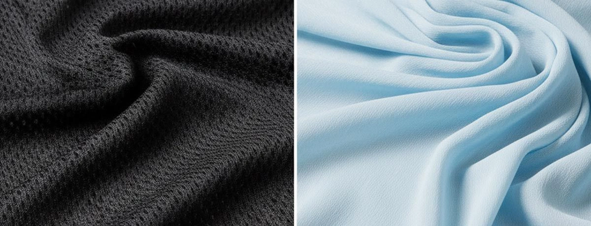 mesh vs chiffon