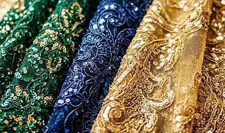 Sequins Lace Fabric for Bulk Orders
