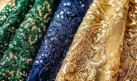 Sequins Lace Fabric for Bulk Orders