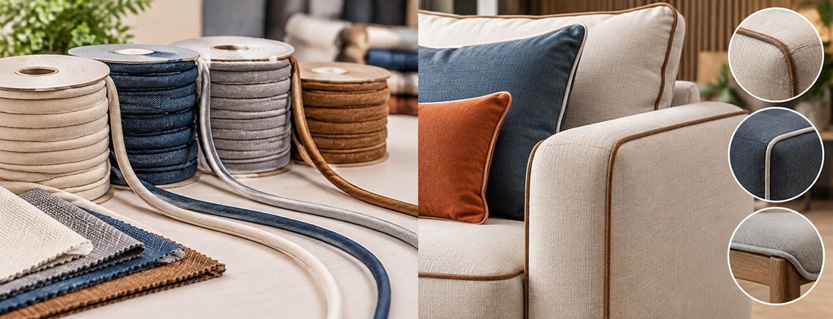 piping for upholstery