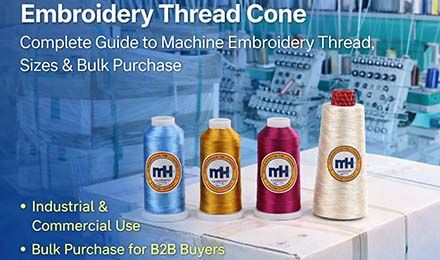 What Is an Embroidery Thread Cone and How Is It Used in Machine Embroidery?