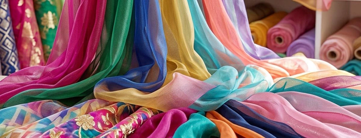 tecido de organza de poliéster
