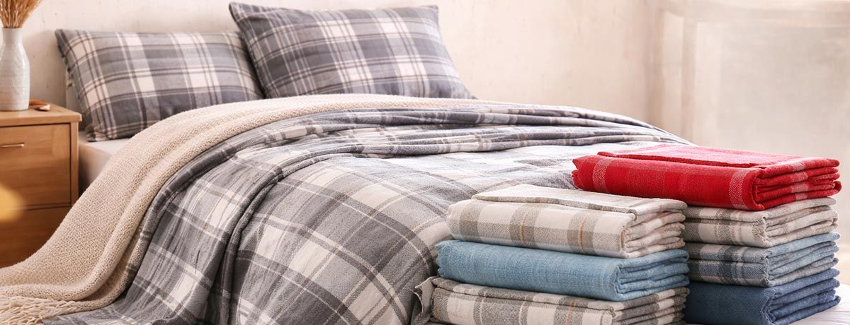 flannel sheets bed