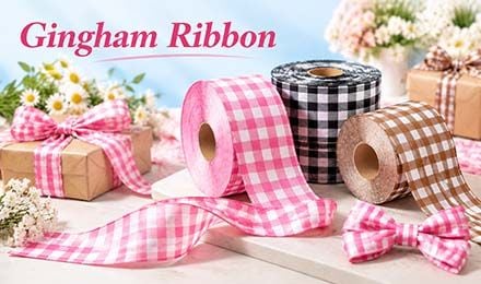 Gingham Ribbon: Bulk Supply, Specifications, and B2B Applications