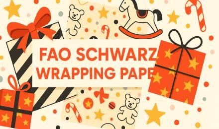 Elevate Your Gift Giving with FAO Schwarz Wrapping Paper