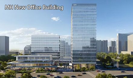 The Main Structure of the New Office Building in Haishu District Successfully Topped Out