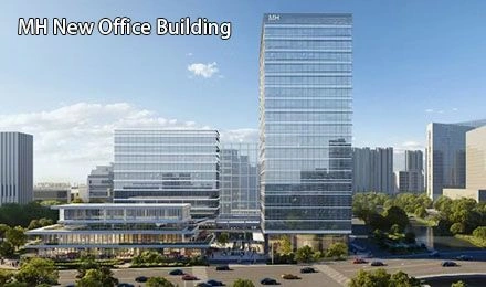 The Main Structure of the New Office Building in Haishu District Successfully Topped Out