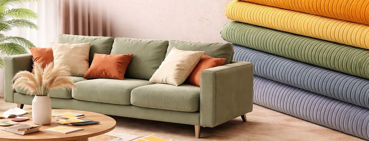 corduroy upholstery fabric
