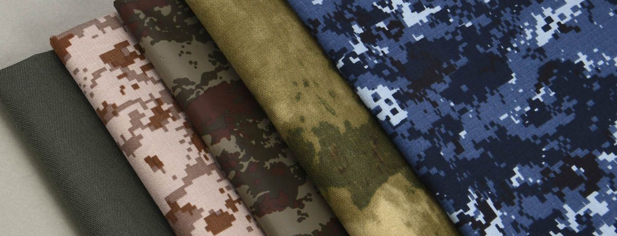 camuflaje de tela