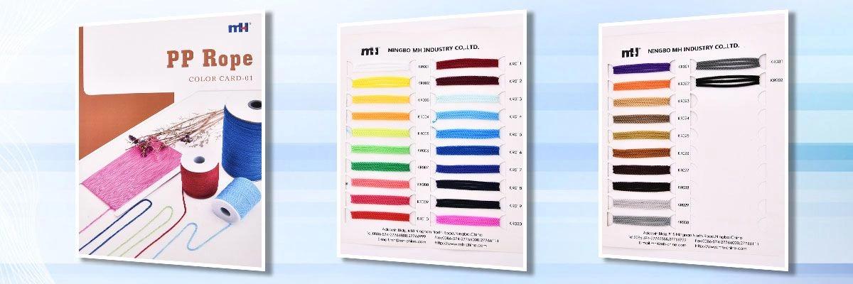 Polypropylene Rope color card