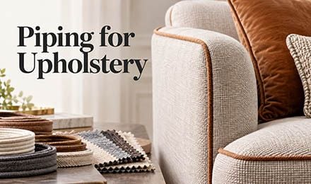 Piping for Upholstery: A Practical Guide for Professional Buyers