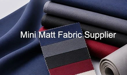 Mini Matt Fabric Supplier: How B2B Buyers Choose the Right Partner?