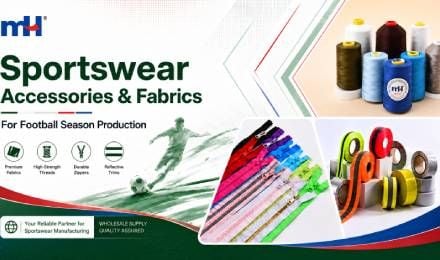 Football Season Accessories & Fabrics for Sportswear Production
