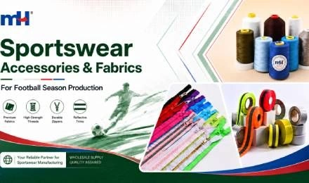 Football Season Accessories & Fabrics for Sportswear Production