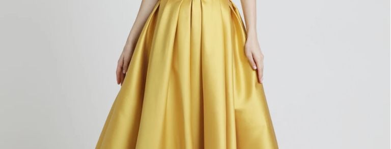 Tube Taffeta Silk Midi Dress