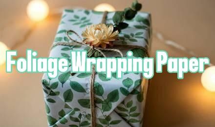 Foliage Wrapping Paper: The Natural Choice for Eco-Friendly Gift Presentation
